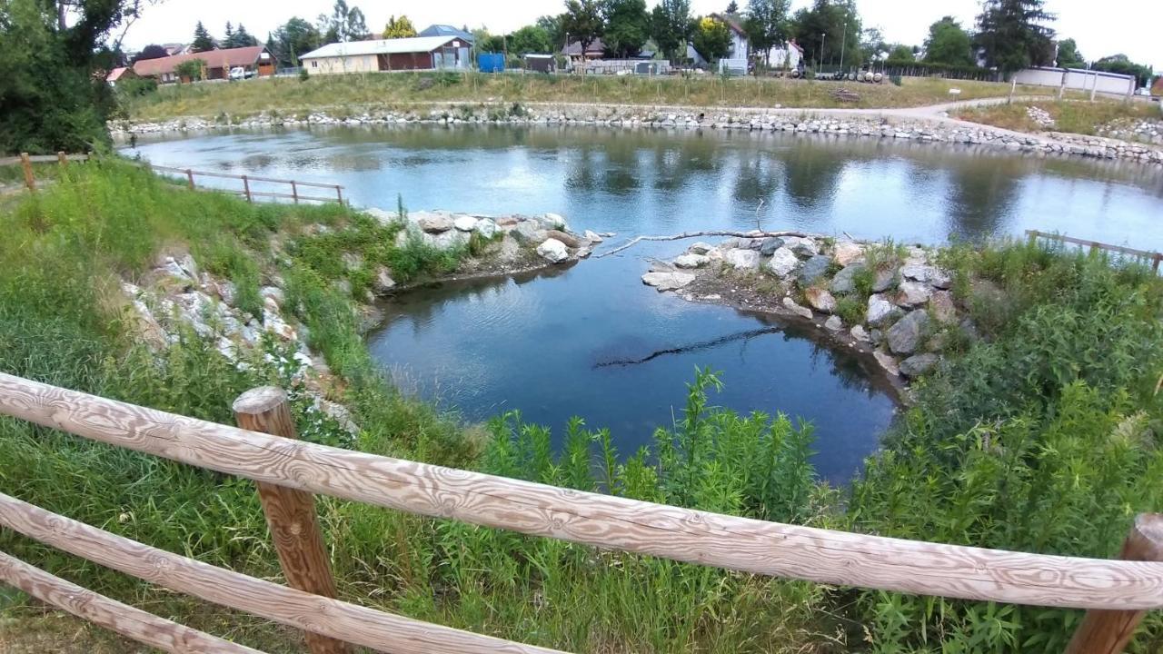 Geraumiger Wohnwagen Unter Baumen Neben Mur-Stausee Feldkirchen bei Graz ภายนอก รูปภาพ